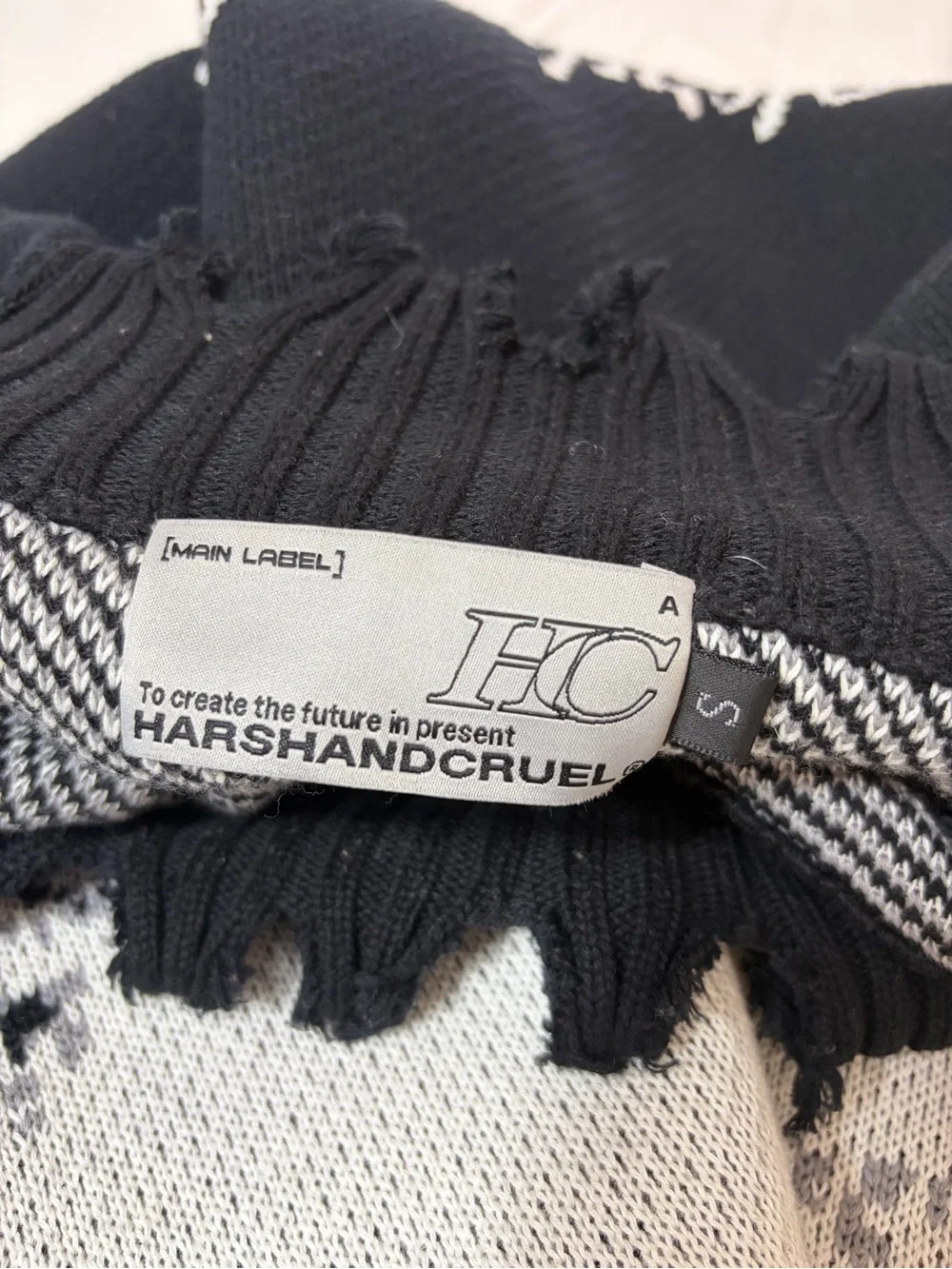 Black & Gray Crewneck Sweater